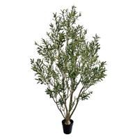 Arbre d'olivier artificiel hautement réaliste de 240 cm, faux bonsaï d'olivier, arbre artificiel pour la décoration intérieure de la maison et du jardin