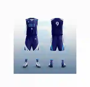 Kaus basket kualitas Premium, kaus seragam basket Kelas Premium lengan setengah