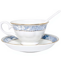Service de table en porcelaine fine peint à la main, 60 pièces, de haute qualité, sans plomb ni cadmium, résistant aux éclats et durable, idéal pour un cadeau – Nouveauté très prisée