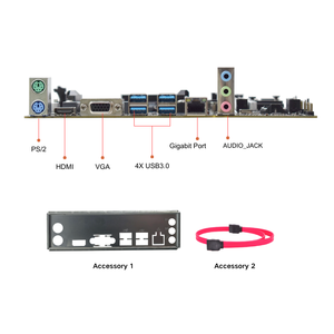 Nouvelle carte mère PANDL B450 avec processeur <span class=keywords><strong>AMD</strong></span> Ryzen <span class=keywords><strong>5</strong></span> 2600, prend en charge XMP, 2x DDR4 DIMM, PCIe3.0 X16, NVME M.2 SSD, SATA3.0, carte mère B450 - Product Image 5