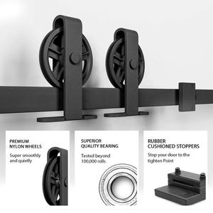ที่ทันสมัยหนักขนาดใหญ่พูดล้อ<span class=keywords><strong>เลื่อน</strong></span>ฮาร์ดแวร์ประตูยุ้งข้าว - Product Image 2