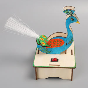 Science et Technologie : Nouvelle Invention Artisanale en Bois DIY - Écran Ouvrant Paon - Petits Expériences Scientifiques pour Primaire et Secondaire - Product Image 5