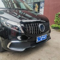 Calandre avant style Diamond Star GT Stripe pour Mercedes-Benz Vito V-Class V220 V250 V260 W447 2016-2023 – Amélioration et personnalisation extérieure