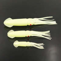 Alpha Rubber Mauler Squids 75mm 100mm 120mm Plastique souple Thon Pêche à la traîne Squid Lure Big Game Trolling Lures and Tackle