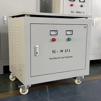 Transformateur d'isolement sec triphasé 30 kVA, élévateur/abaisseur de tension 380 V vers 220 V, 480 V vers 400 V, certifié CE, transformateur de tension stable