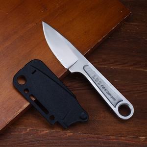 Couteau de camping personnalisable KA-BAR SS158 OEM DIY, manche en acier inoxydable, petit couteau droit multifonctionnel pour la nature sauvage - Product Image 4