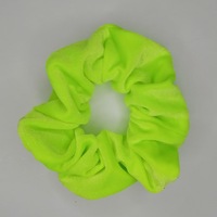 2019 personnalisé mode en gros néon élastique velours cheveux chouchous bande 100 pcs/lot livraison gratuite