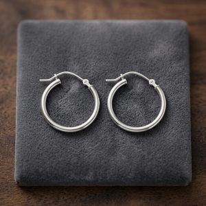 Boucles d'oreilles clous en argent sterling Art Palace, motif floral, tendance, minimalistes, bijoux unisexes, à porter au quotidien, argent 925, style classique - Product Image 4