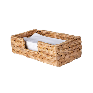 Creative Handicraft Modern Eco-Friendly Water Hyacinth Woven Frame <b>Storage</b> Square Napkin <b>Paper</b> Towel Tissue <b>Box</b> Living Room - Product Image 2