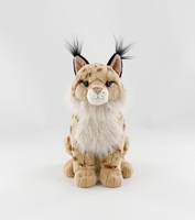 Juguete de Peluche de Lince Simulado de 25 cm, Súper Suave, Muñeco de Peluche de Lince Rojo, Recuerdo de Zoológico, Regalo de Cumpleaños para Niños