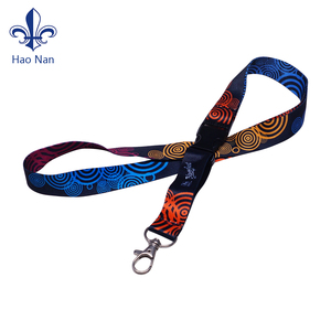 Aangepaste Zonder Minimale Bestelling Sublimatie Bedrukte Id-Kaart Lanyard Effen Zwart Polyester Lanyards Zijde Zeefdruk Haak Accessoires - Product Image 5