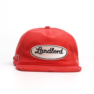<span class=keywords><strong>Cappello</strong></span> Snapback in Velluto a Coste con Logo Personalizzato, 5 Pannelli, Non Strutturato, in Cotone Ricamato, con Visiera Piatta e Fibbia in Pelle - Product Image 2