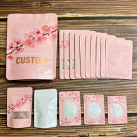 Sacs en plastique transparents refermables multi-usages avec logo personnalisé, résistants à l'humidité, pour aliments, collations et petits articles