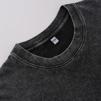 T-shirt Premium 230g en Coton Délavé Effet Neige, Imprimé Animal Rétro, Coupe Boxy Unisexe, Vêtement Vintage