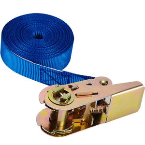 Ceinture d'arrimage à cliquet pour voiture à boucle de 1 pouce Tendeur rapide pour bagages Corde de serrage simple fixe pour voiture - Product Image 2