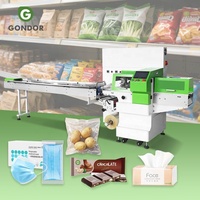 Machine de conditionnement de savon d'hôtel de mouchoirs en papier de serviette d'emballage d'oreiller de carte de jeu commercial avec le sac en plastique