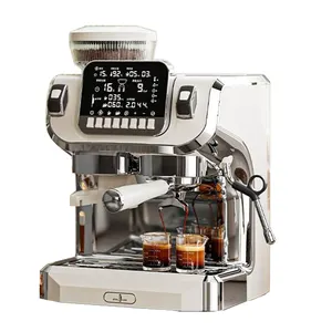 Manuelle Espresso maschine mit einstellbarer Temperatur und Mühle