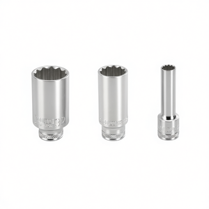 Llave de vaso poligonal Fervi de 32 mm para coche/furgoneta, 12 puntas, larga - Product Image 2