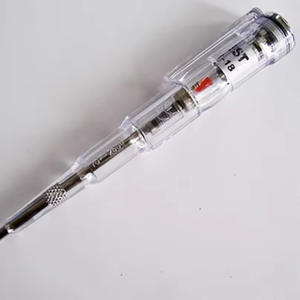 Водонепроницаемый индуцированный Электрический тестер Ручка отвертка зонд тестер напряжения детектор переменного/постоянного тока 70-250 В тестовый карандаш - Product Image 2