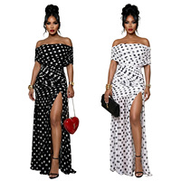 Nouvelles robes de soirée longues élégantes, fente haute, robe de soirée sexy maxi