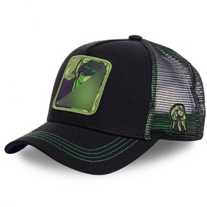 Gorra de camionero estilo americano de 6 paneles con visera ancha, diseño de pato de dibujos animados Hip-Hop Anime, ajustable, de tela de malla, transpirable y con protección solar. - Product Image 5
