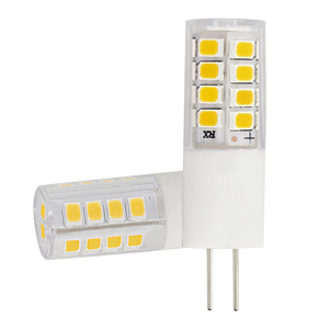 Ampoule LED G4 à base céramique SMD2835, lumière de type maïs 2,5W DC 10-30V, lampe à double broche pour éclairage décoratif intérieur - Product Image 2