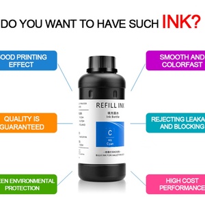 Tinta UV LED Invisible Supercolor de Alta Calidad, 500ML/Botella, para Impresoras EPSON 1390 TX800 L800 - Product Image 4