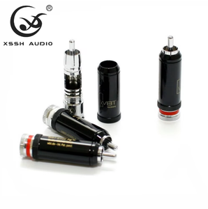 Mannelijke Rca Jack Adapter Yivo Xssh Hi-End Hifi Diy Oem Odm Plating Rhodium <span class=keywords><strong>Audio</strong></span> Video Connectoren Tv Tuner Rca <span class=keywords><strong>Output</strong></span> Pluggen - Product Image 2