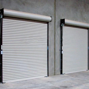 Porte de garage à enroulement isolée à grande vitesse Instime avec télécommande, cadre en acier inoxydable et certification CE, personnalisation blanche - Product Image 1