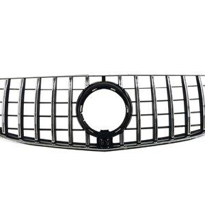 Parrilla Delantera Modificada GT para Mercedes-Benz Clase V Vito W447 2014-18, de Plástico ABS, Color Negro Plateado Estrella Nocturna - Product Image 3