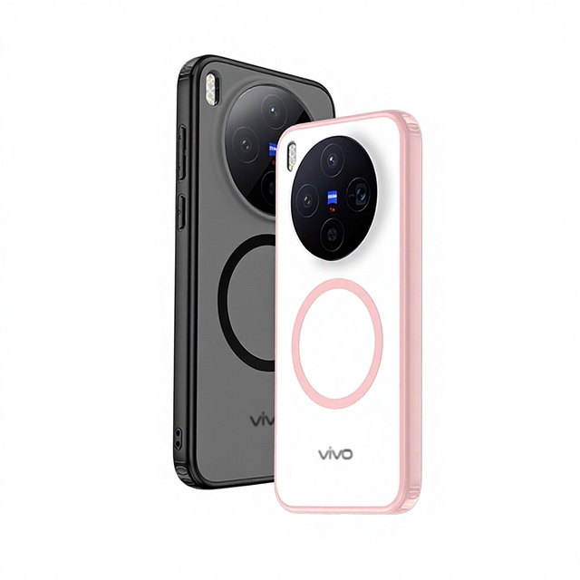 Luxury Magnetic Matte Shockproof Case for Vivo X300 Ultra X300 Pro X300S V70, Slim Cover Protection Anti-Fingerprint Durable