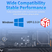 Adaptor Oculink Lekuo Berkecepatan Tinggi PCIe Gen3/Gen4 X4 dengan NVMe 1.2a untuk Ekspansi SSD NVMe Eksternal
