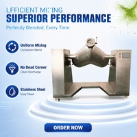 Mélangeur en V automatique pour poudres sèches – Unité de mélange pour amidon, farine, lait en poudre, aliments pour animaux, céréales – Processus de mélange par lots