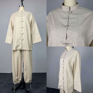 ผู้ผลิตเสื้อผ้า <span class=keywords><strong>TR</strong></span> ขายส่งชุดเซ็ตผู้หญิง แฟชั่นเสื้อแขนยาวสีพื้นเรียบหรู กางเกงเอวสูง ชุดเซ็ต 2 ชิ้น สำหรับผู้หญิง - Product Image 5