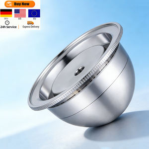 Juego de Cápsulas de Café Reutilizables y Ecológicas de Acero Inoxidable 304 de 58 mm y 80 ml, Capacidad para 4.5 g de Café Molido, para Regalos Empresariales - Product Image 2