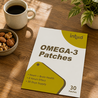 Patchs Oméga-3 30 Patchs Transdermiques Bien-être 3x3cm Patchs Discrets à Porter pour la Vente en Gros