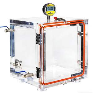 Servicio de Producción Personalizada de Cámaras de Vacío de PMMA y Acrílico con Acero Inoxidable para Investigación Científica -0.1Mpa - Product Image 1