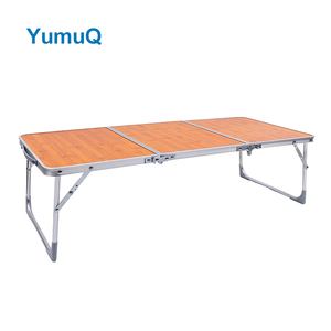 YumuQ New Foldable Portable Square Lightweight Camping Aluminium Travel Outdoor Picnic <strong>Table</strong> <strong>Legs</strong> - Product Image 1