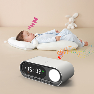 Mới nhất công nghệ tiện ích 15 Wát không dây sạc BT loa đồng hồ báo thức giọng nói tốt Loa không dây với Led Logo - Product Image 5