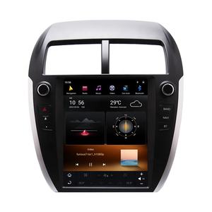 Radio de coche estilo Tesla Android 11 para <span class=keywords><strong>Mitsubishi</strong></span> <span class=keywords><strong>ASX</strong></span> 2013-2019 reproductor Multimedia de coche inalámbrico <span class=keywords><strong>Carplay</strong></span> 4G - Product Image 2