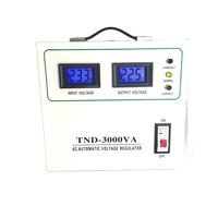 SVC/TND3000 160 à 260Vac Automatique commande de moteur servo stabilisateur de tension régulateur 3000W avec ventilateur de refroidissement et filtre à air