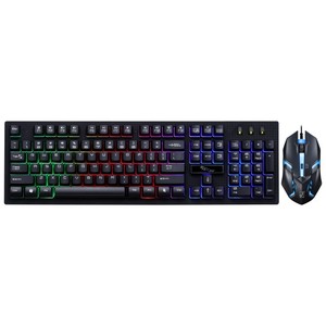 G20 Gaming <b>Keyboard</b> Mouse Combo 104 Keys RGB Backlit <b>Wired</b> With Multimedia Keys - Product Image 1