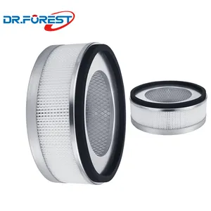 Customized Round Cylinder HEPA H13 True Filter Air Purifier Filter Parts Air Cleaner Filters