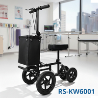 Trottinette à genou en aluminium légère, confortable, pliable, stable, solution de mobilité pour les patients souffrant de blessures au genou, certifiée CE