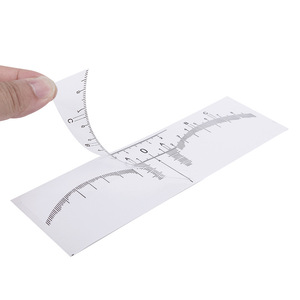 100 Piezas de Reglas Desechables para Microblading de Cejas, Herramienta de Medición de Cejas para Maquillaje Permanente, Accesorios de Maquillaje para Tatuajes - Product Image 2