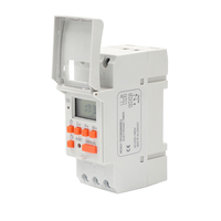 Venta al por mayor DHC15A LCD 24 horas Control de Tiempo semanal temporizador Digital programable interruptores Mini carril Din basado mecánicamente