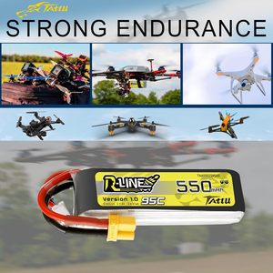Tattu R-Line 550mAh 7.4V 95C 2S Lipo Battery Pack With Xt30 <b>Plug</b> For Fpv Racing Quadcopter - Product Image 5