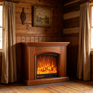 Cheminée électrique encastrée de luxe, design intégré sans joint, scène de combustion réaliste pour la rénovation personnalisée de la maison - Product Image 3