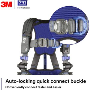 DBI-SALA Comfort Construction <b>Weight</b> Distribution Safety Harness Full Body With Back D-Ring For Climbing Positioning - Product Image 5