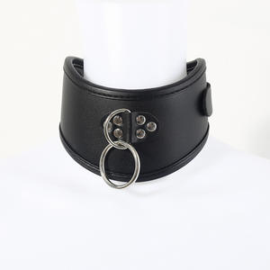 Оптовая продажа, товары для взрослых, кожаный рукав для шеи, бондаж, игрушки, красный, черный, белый воротник, шейный рукав без цепи - Product Image 3